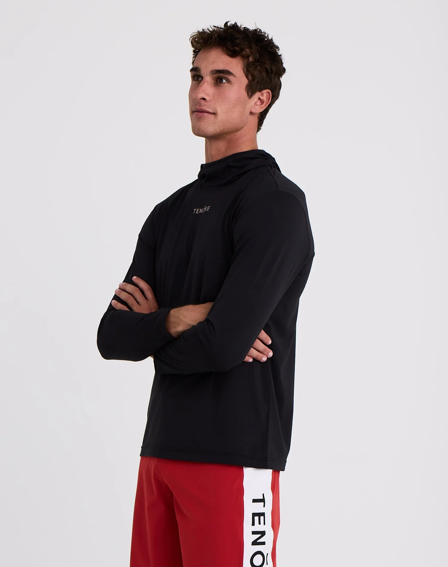 UV Active Long Sleeve Hooded Tee - Image 4