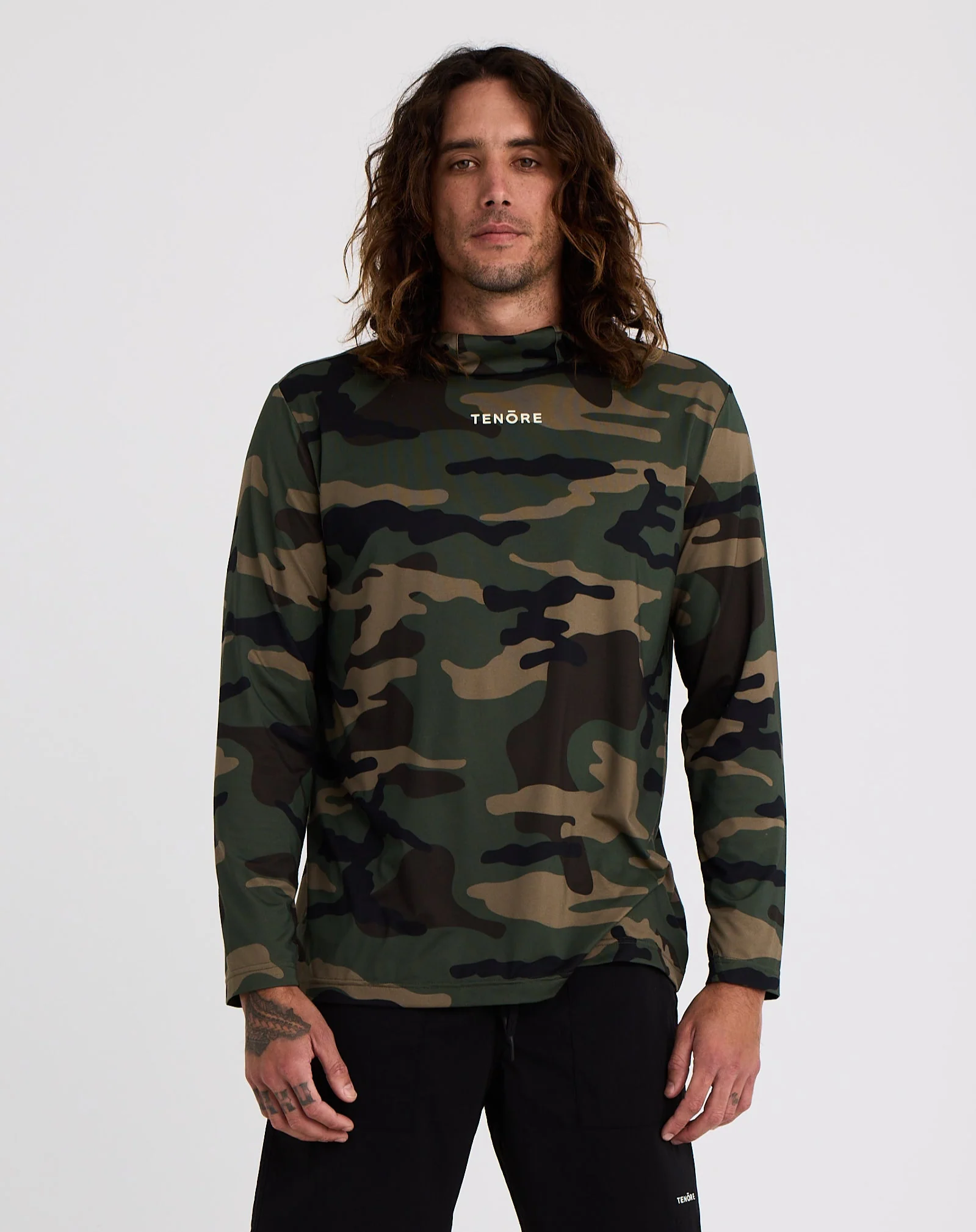 UV Active Long Sleeve Hooded Tee - Image 3