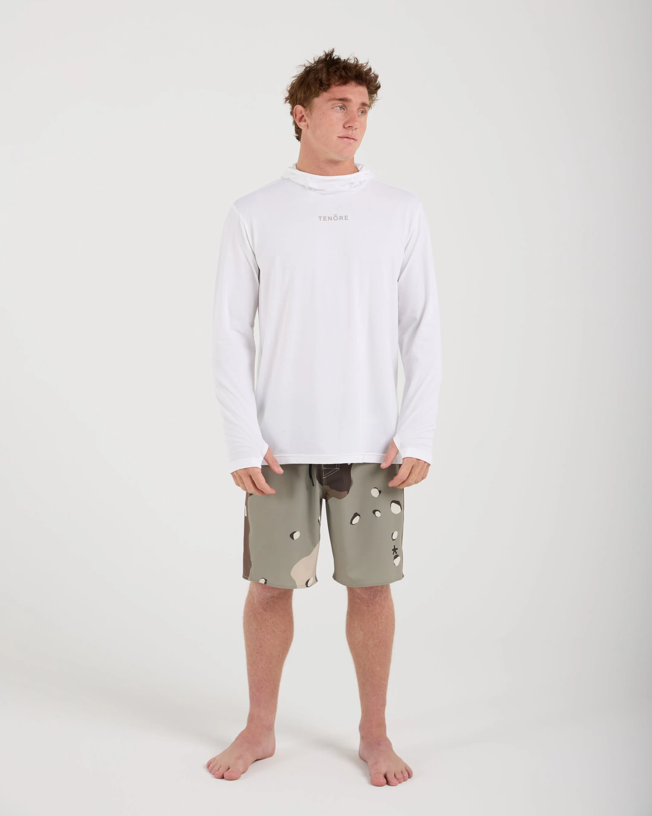 UV Active Long Sleeve Hooded Tee - Image 9